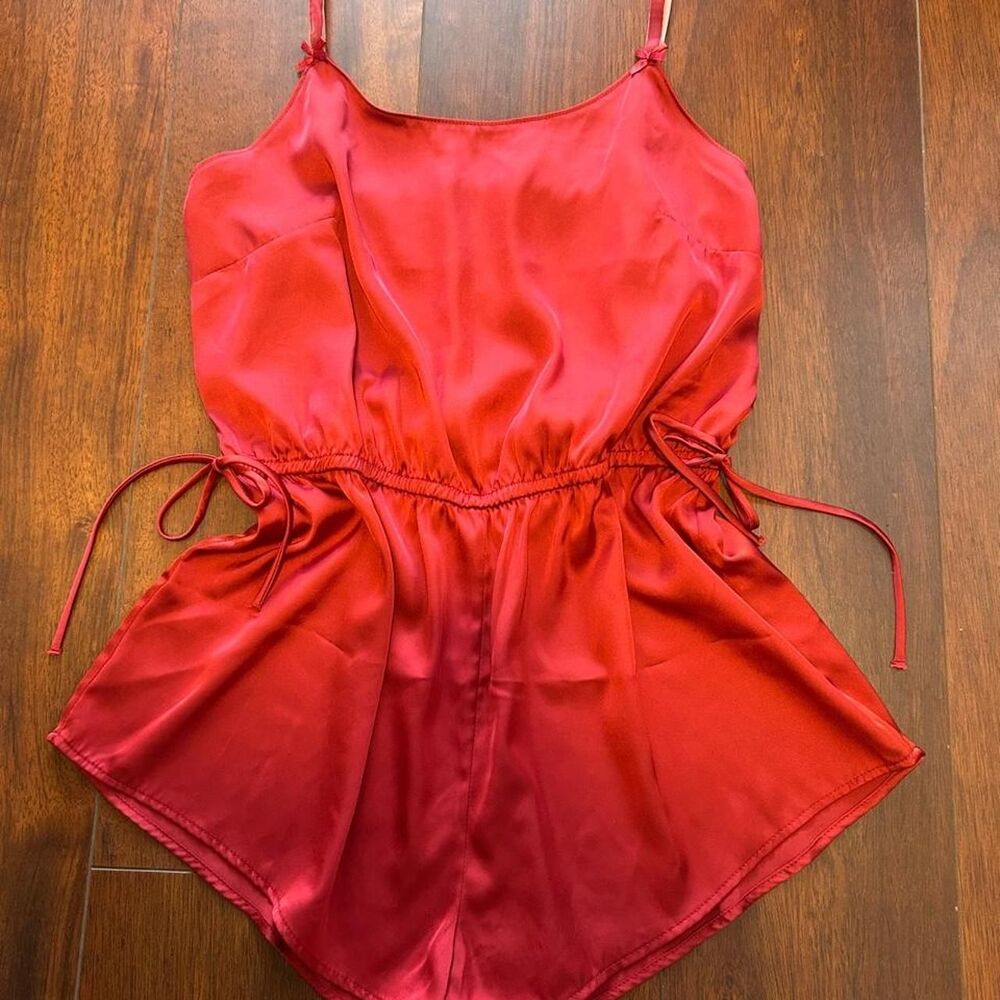 Rich red teddy/lingerie